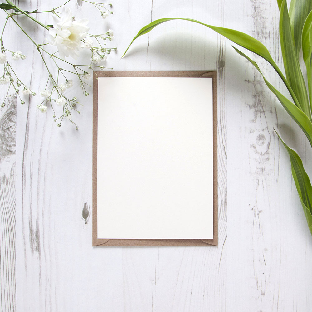 'Any Design' Standard Wedding Invitation Sample