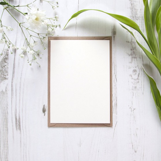 'Any Design' Standard Wedding Invitation Sample