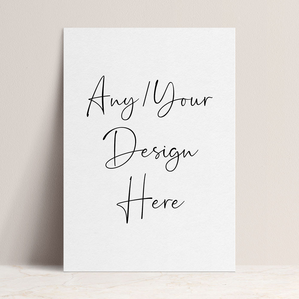 'Any Design' Standard Wedding Invitation