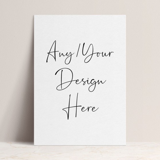 'Any Design' Standard Wedding Invitation