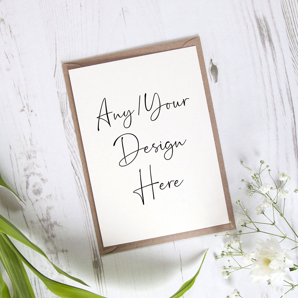 'Any Design' Standard Wedding Invitation