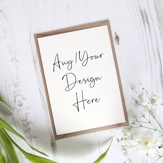 'Any Design' Standard Wedding Invitation