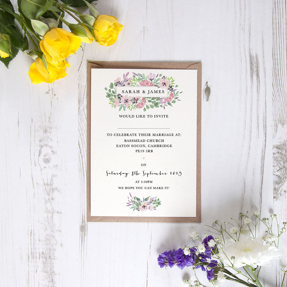 'Chloe' Standard Wedding Invitation