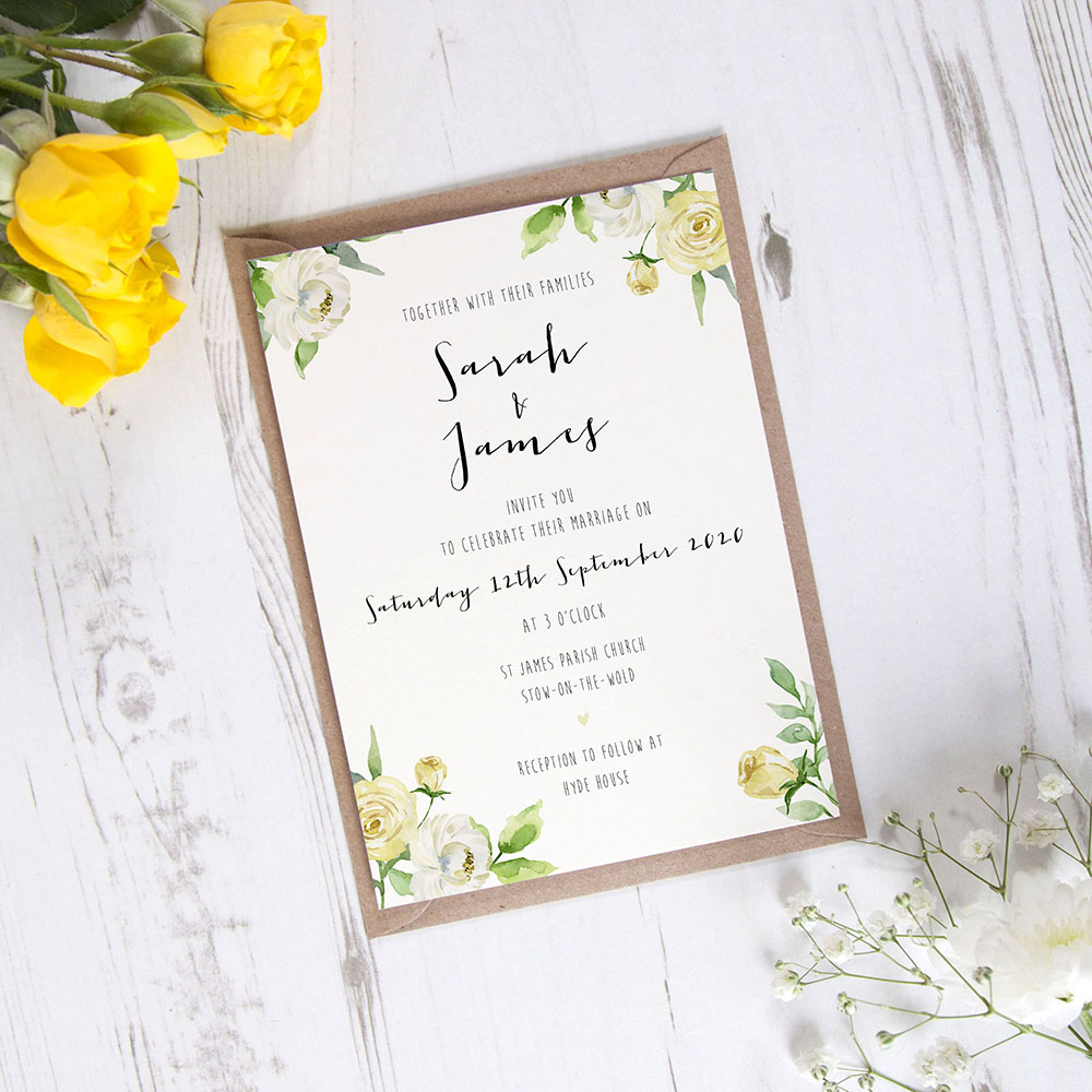 'Daphne' Standard Wedding Invitation