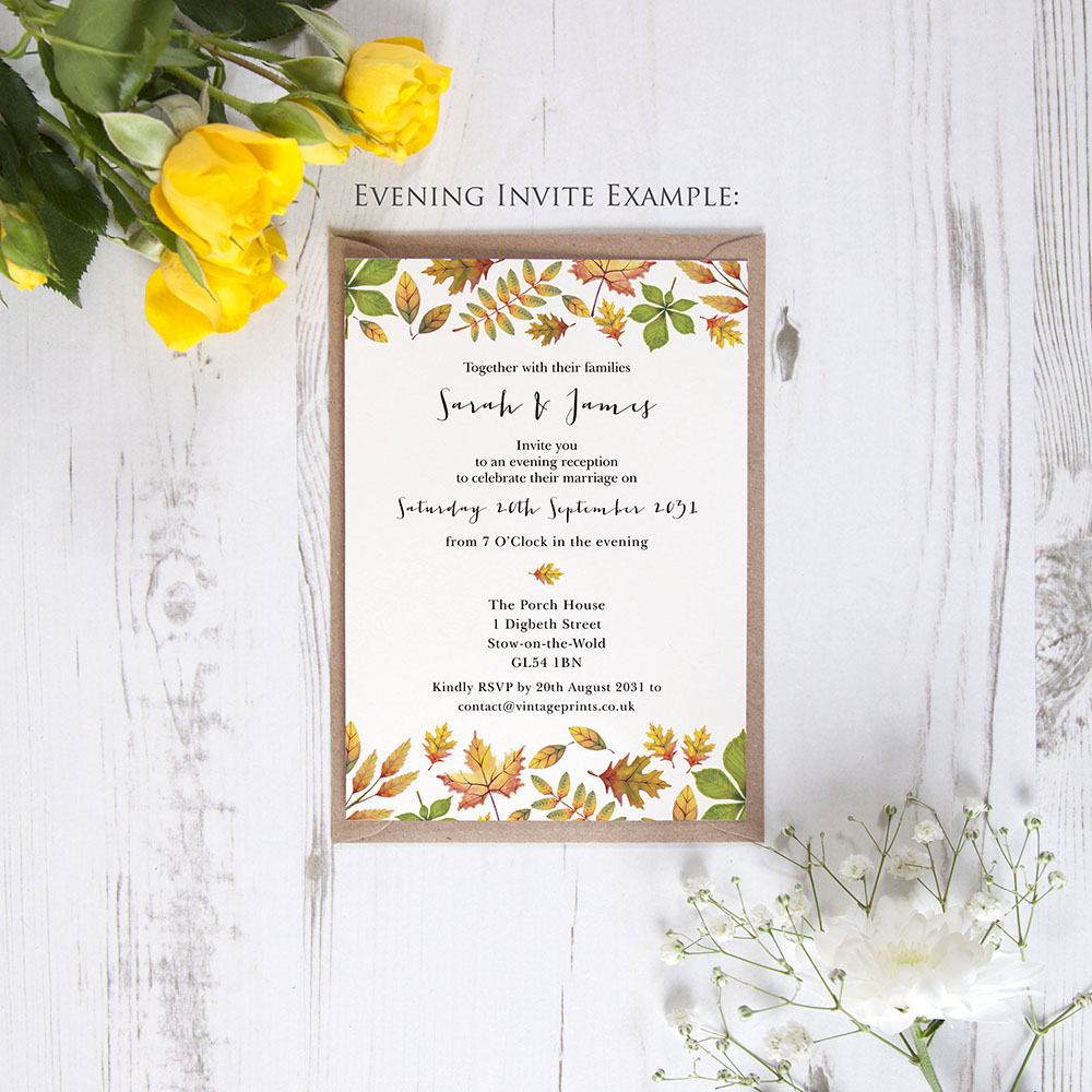 'Dorothy' Standard Wedding Invitation Sample