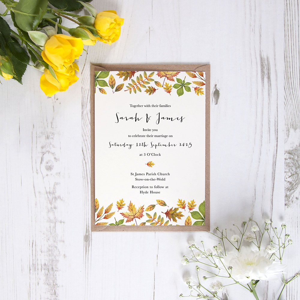 'Dorothy' Standard Wedding Invitation Sample