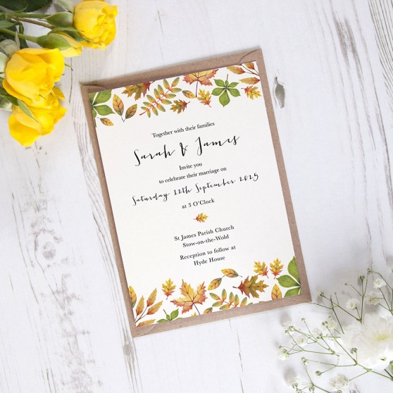 'Dorothy' Standard Wedding Invitation Sample