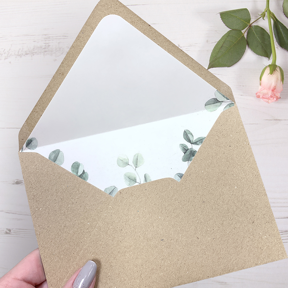 'Eucalyptus' Standard Wedding Invitation