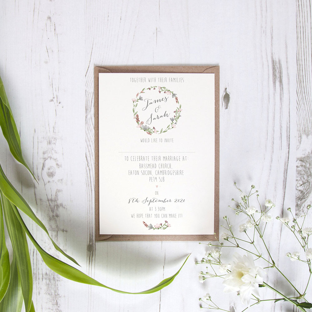 'Genevieve' Standard Wedding Invitation