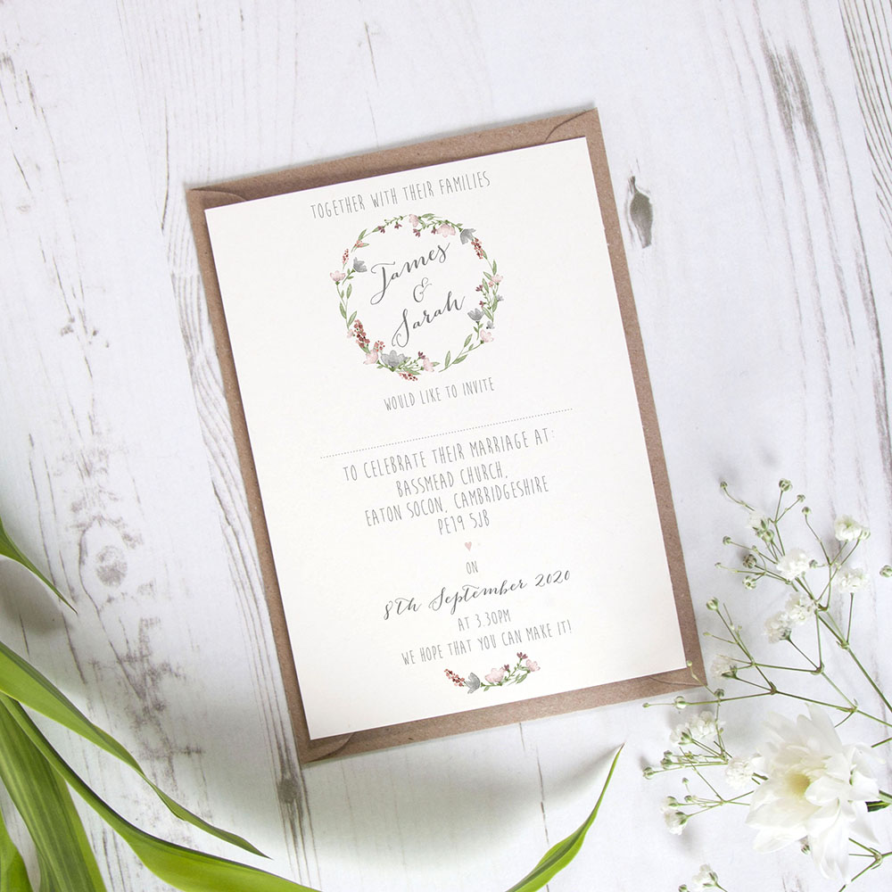 'Genevieve' Standard Wedding Invitation