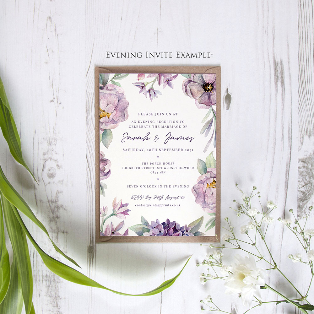 'Henrietta Dawn' Standard Invite Sample