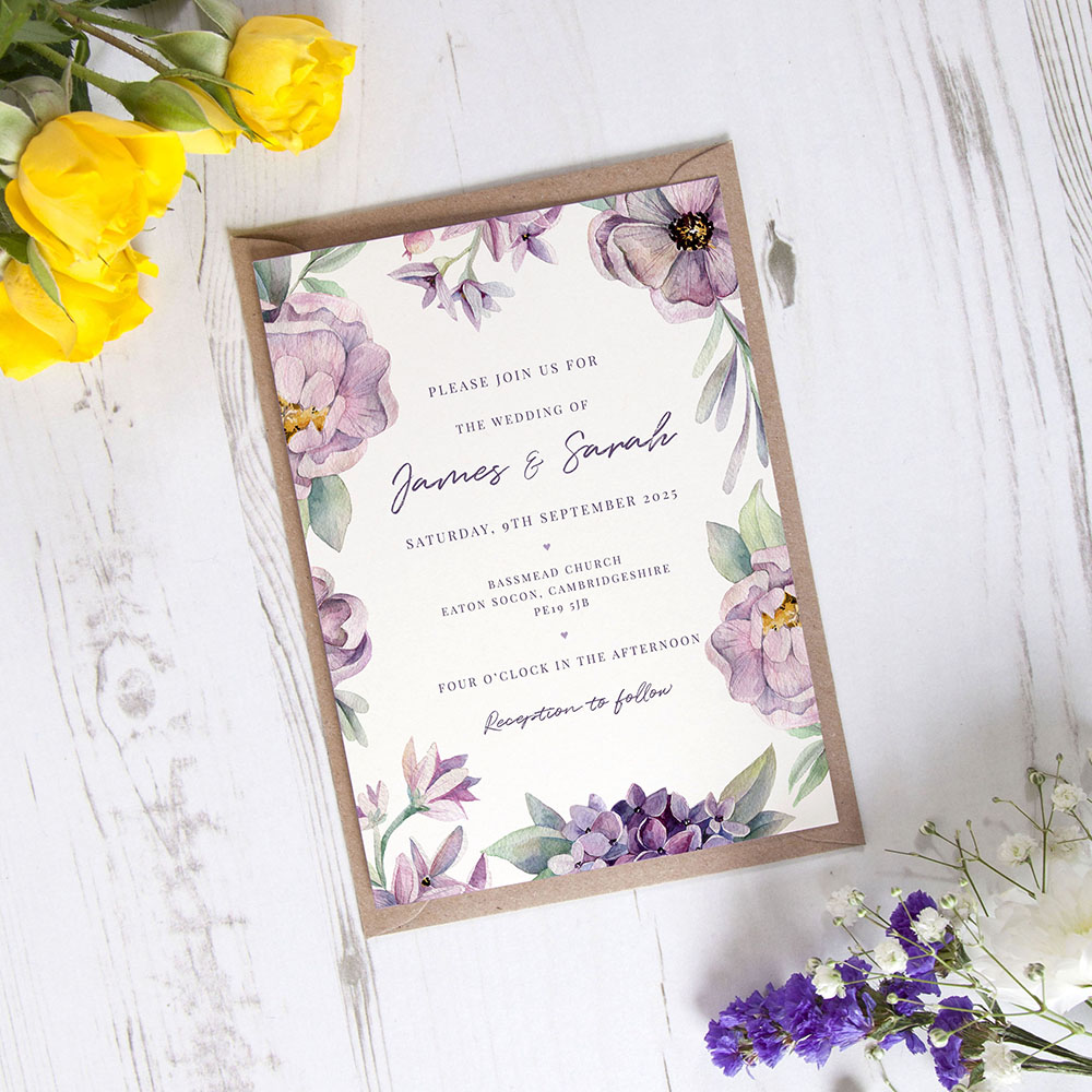 'Henrietta Dawn' Standard Invite Sample