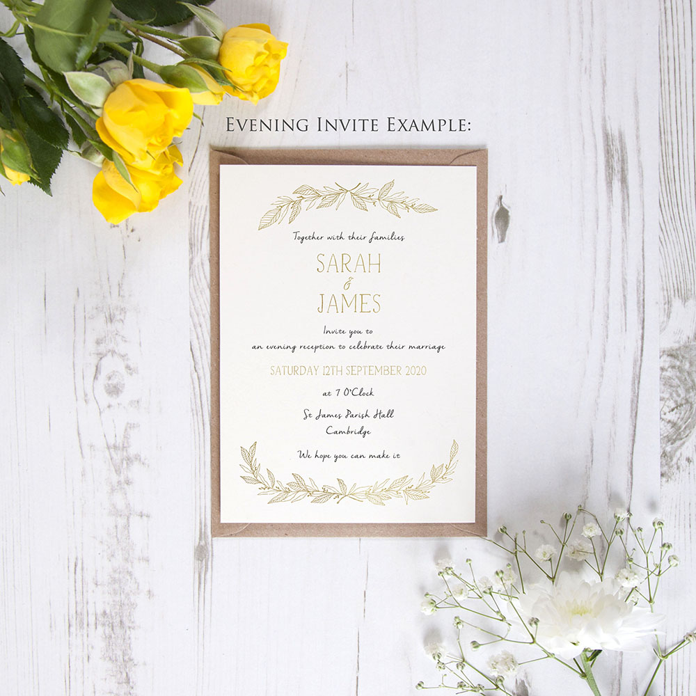 'Jessica' Gatefold Invite