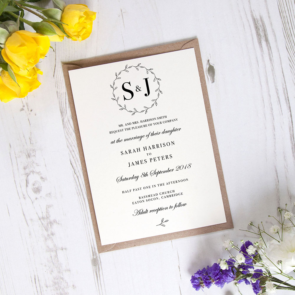 'Josephine' Standard Invite