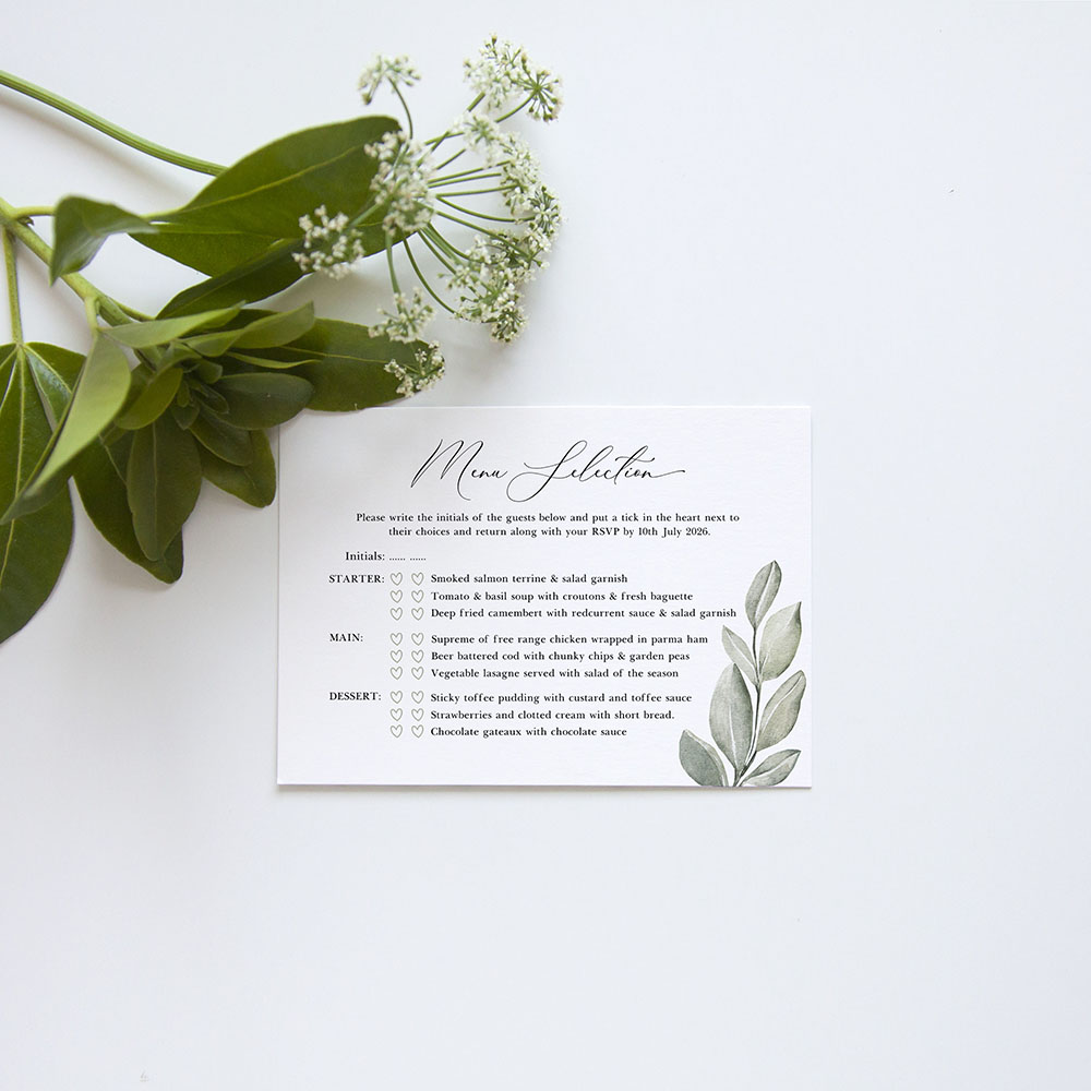 'Kensington' Standard Wedding Invitation