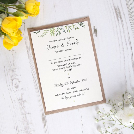 'Libby' Standard Invite Sample