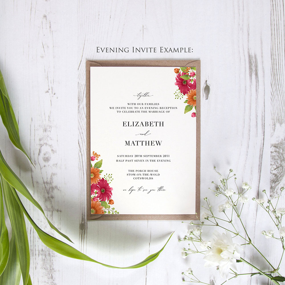 'Matilda' Standard Invite Sample