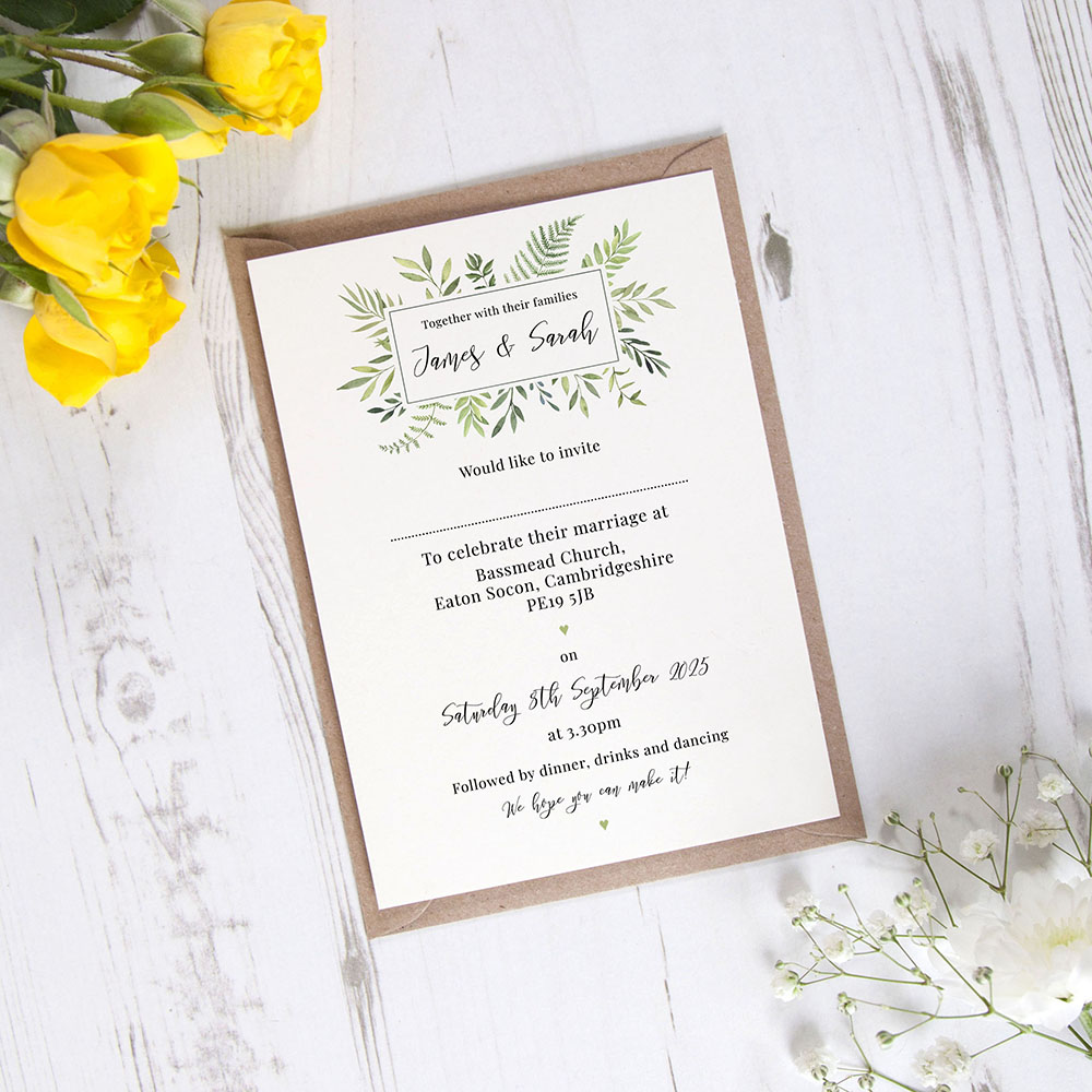 'Ophelia' Standard Invite