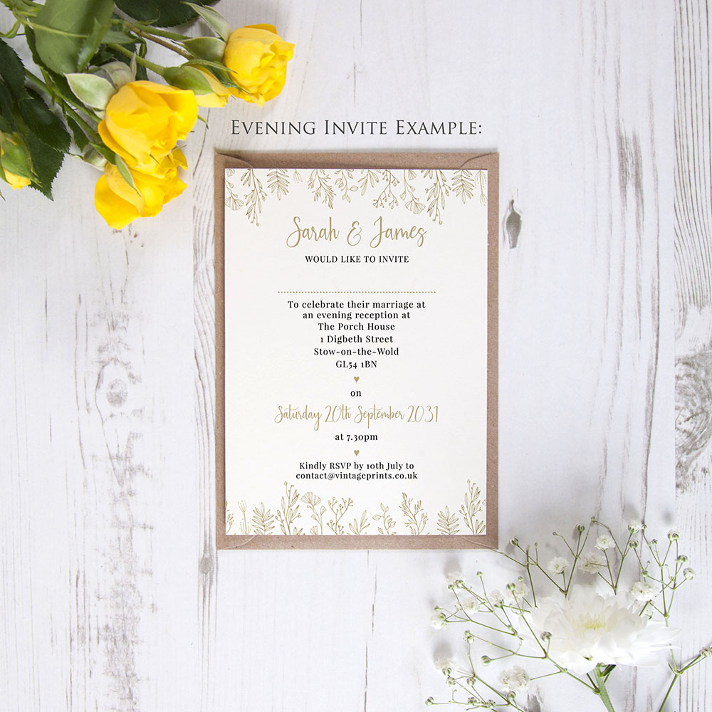 'Sophia' Standard Invite