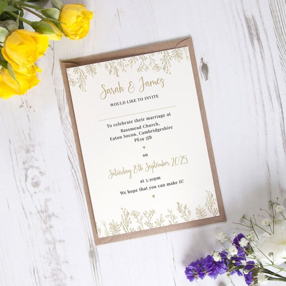 'Sophia' Standard Invite Sample