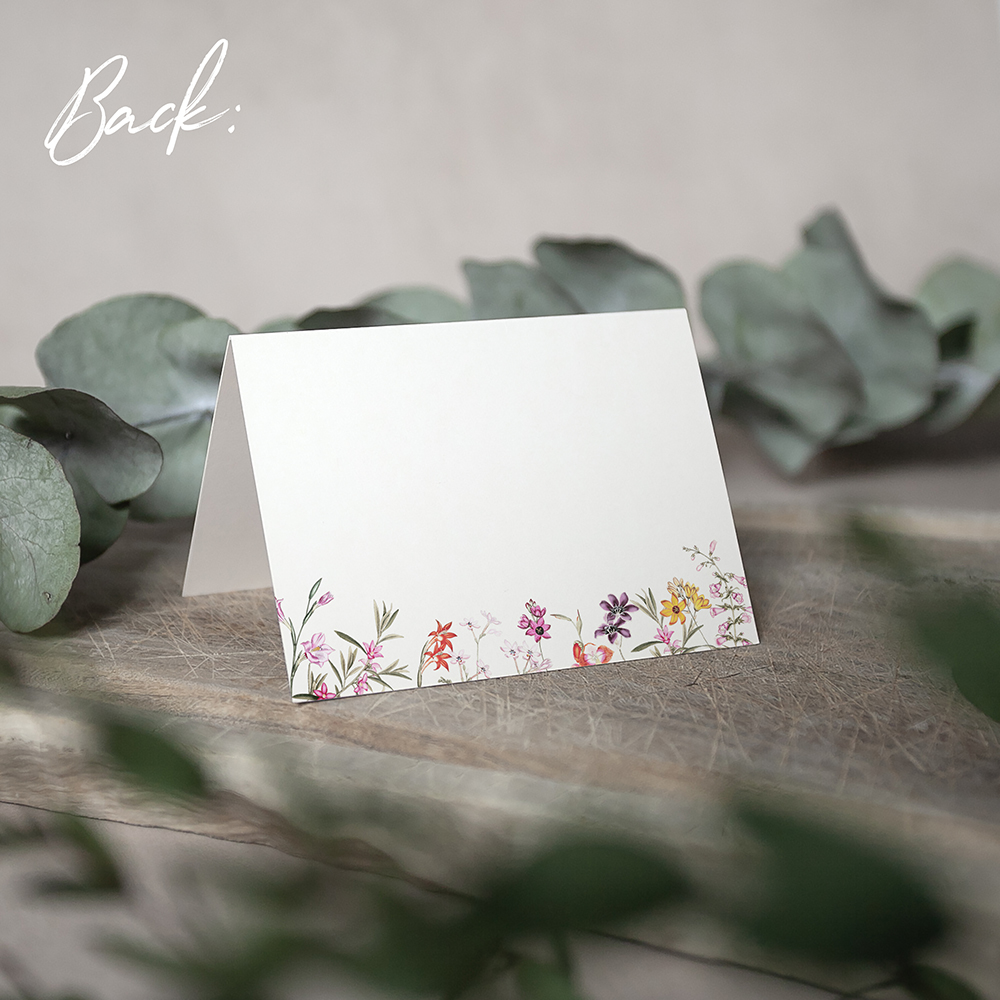 'Wild Botanical' Menu Place Card