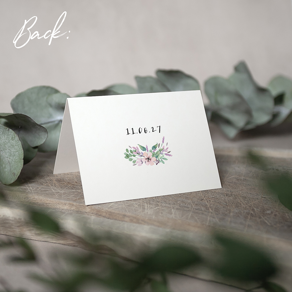 'Chloe' Menu Place Card