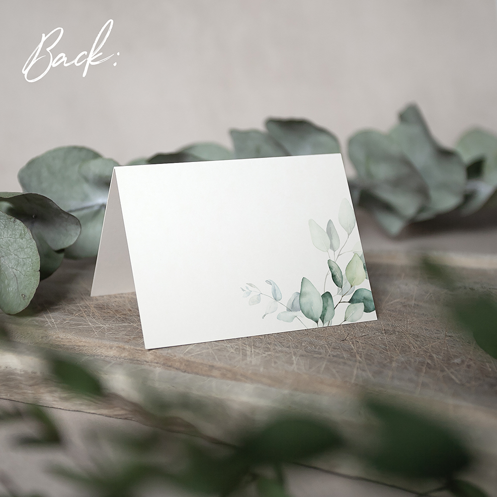 'Dreamy Eucalyptus' Menu Place Card