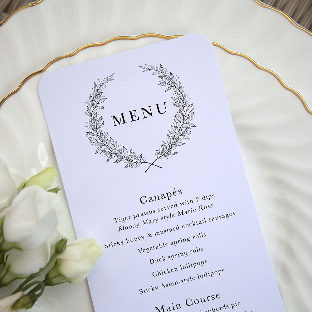 'Alice' Slim Menu