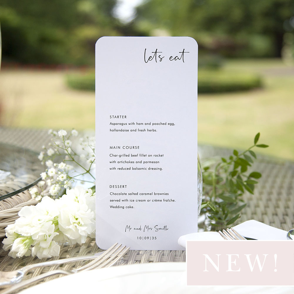 'Calligraphy 5' Slim Menu