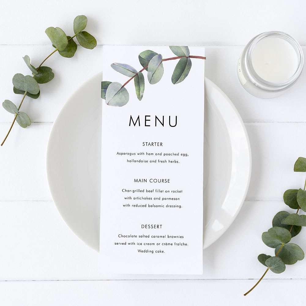 'Campagna Eucalyptus CP02' Slim Menu