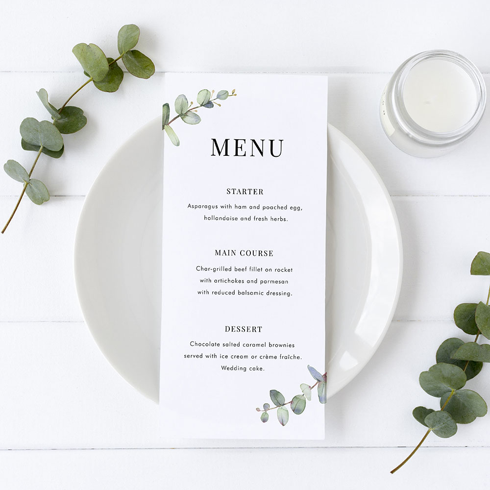 'Campagna Eucalyptus CP03' Slim Menu