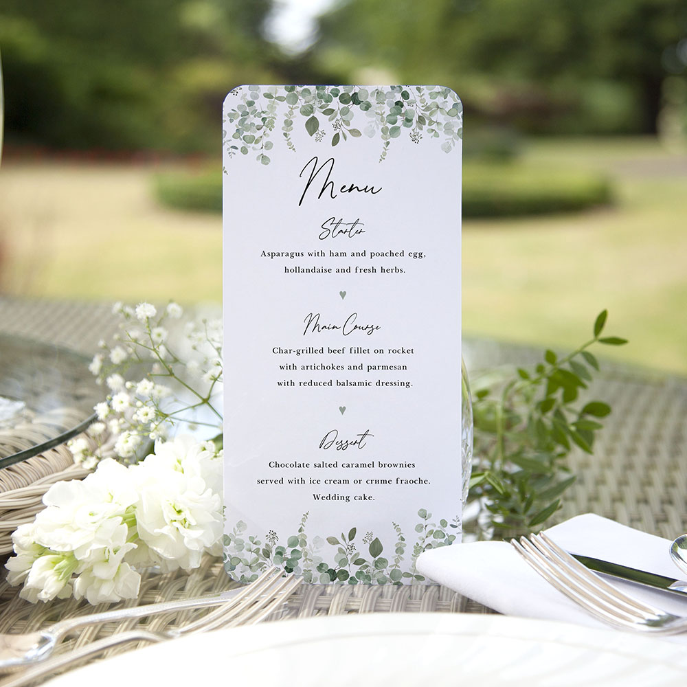 'Classic Eucalyptus CE14' Slim Menu
