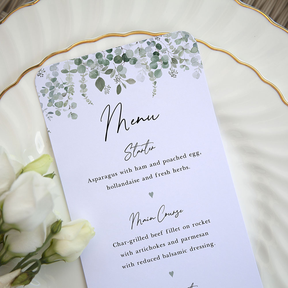 'Classic Eucalyptus CE14' Slim Menu