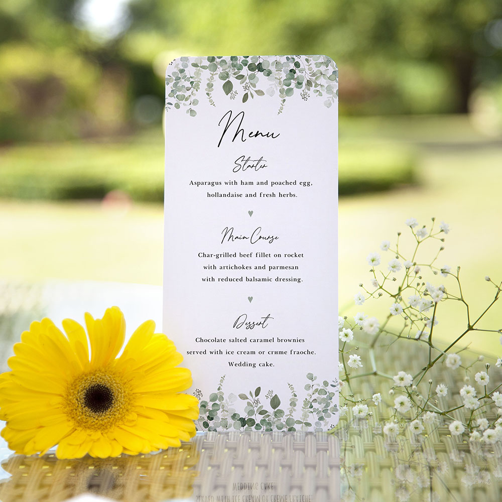 'Classic Eucalyptus CE14' Slim Menu