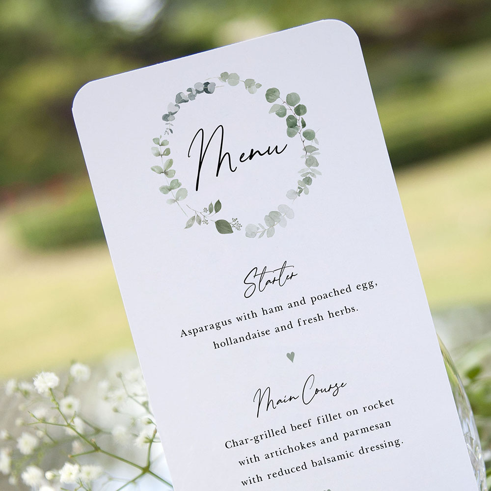 'Classic Eucalyptus CE15' Slim Menu