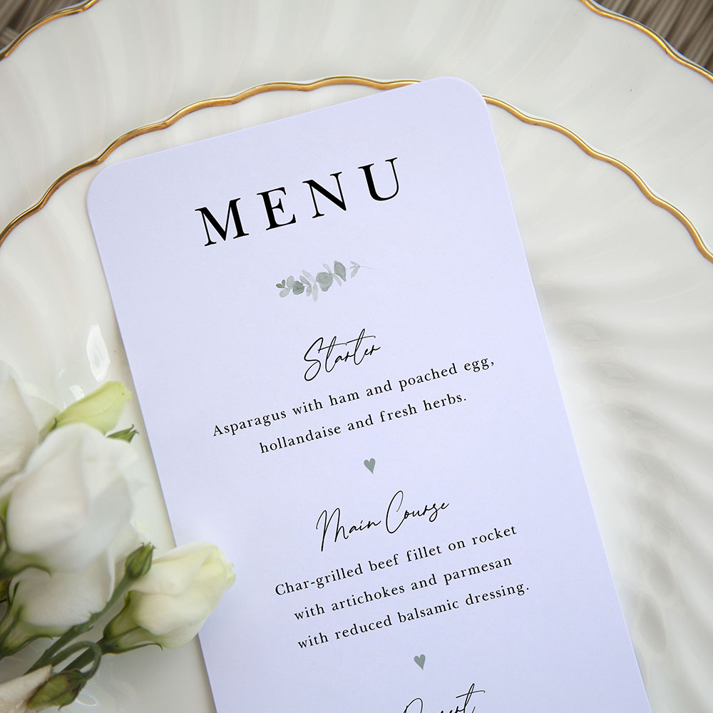 'Classic Eucalyptus CE18' Slim Menu