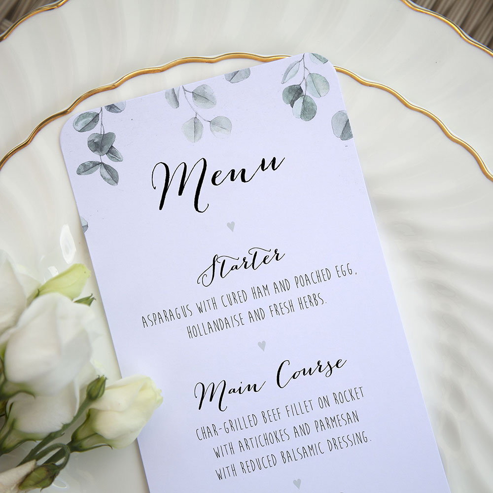 'Eucalyptus' Slim Menu