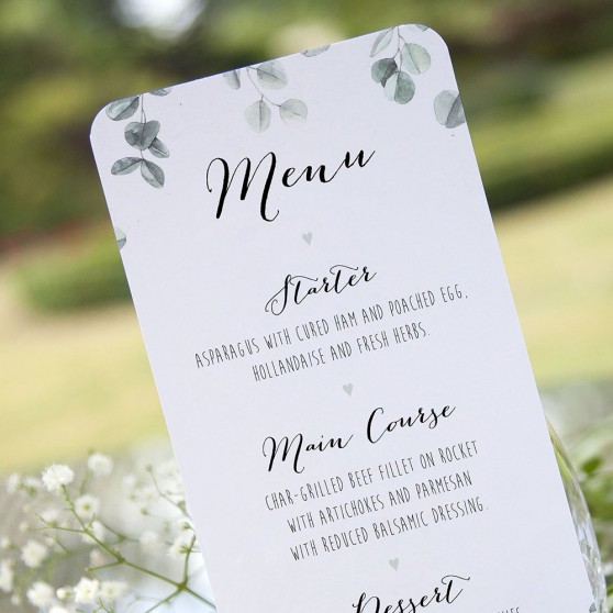 'Eucalyptus' Slim Menu