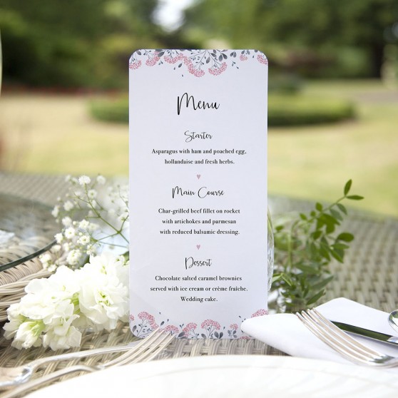 'Felicity' Slim Menu