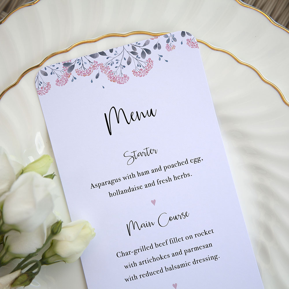 'Felicity' Slim Menu