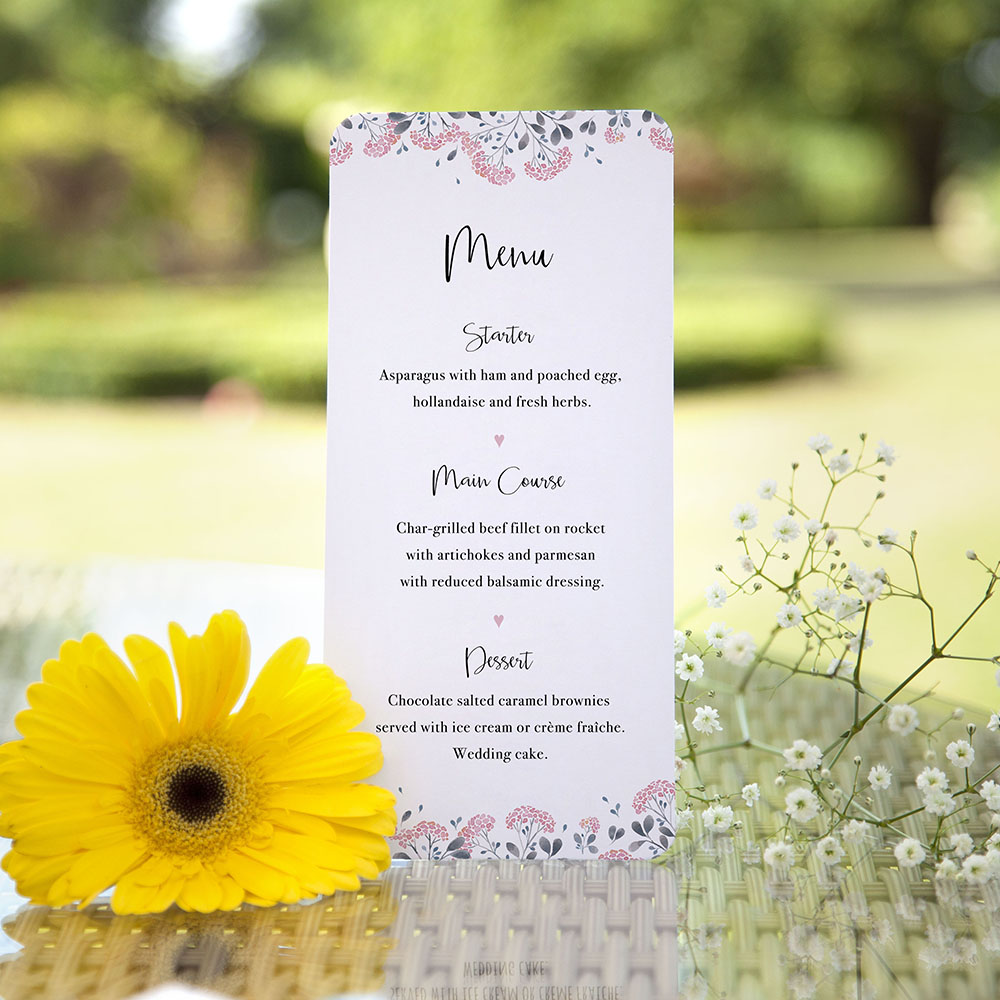 'Felicity' Slim Menu