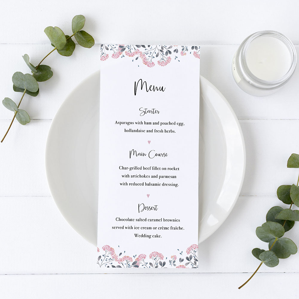 'Felicity' Slim Menu