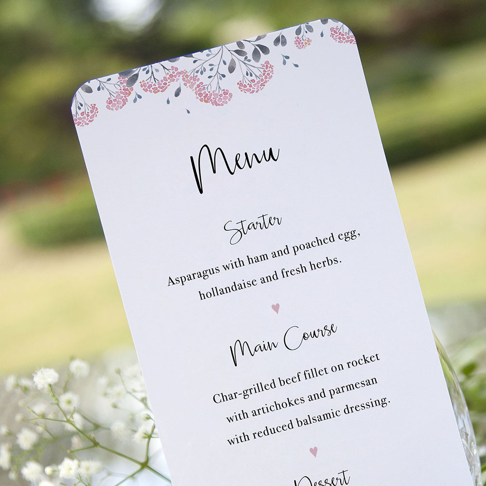 'Felicity' Slim Menu
