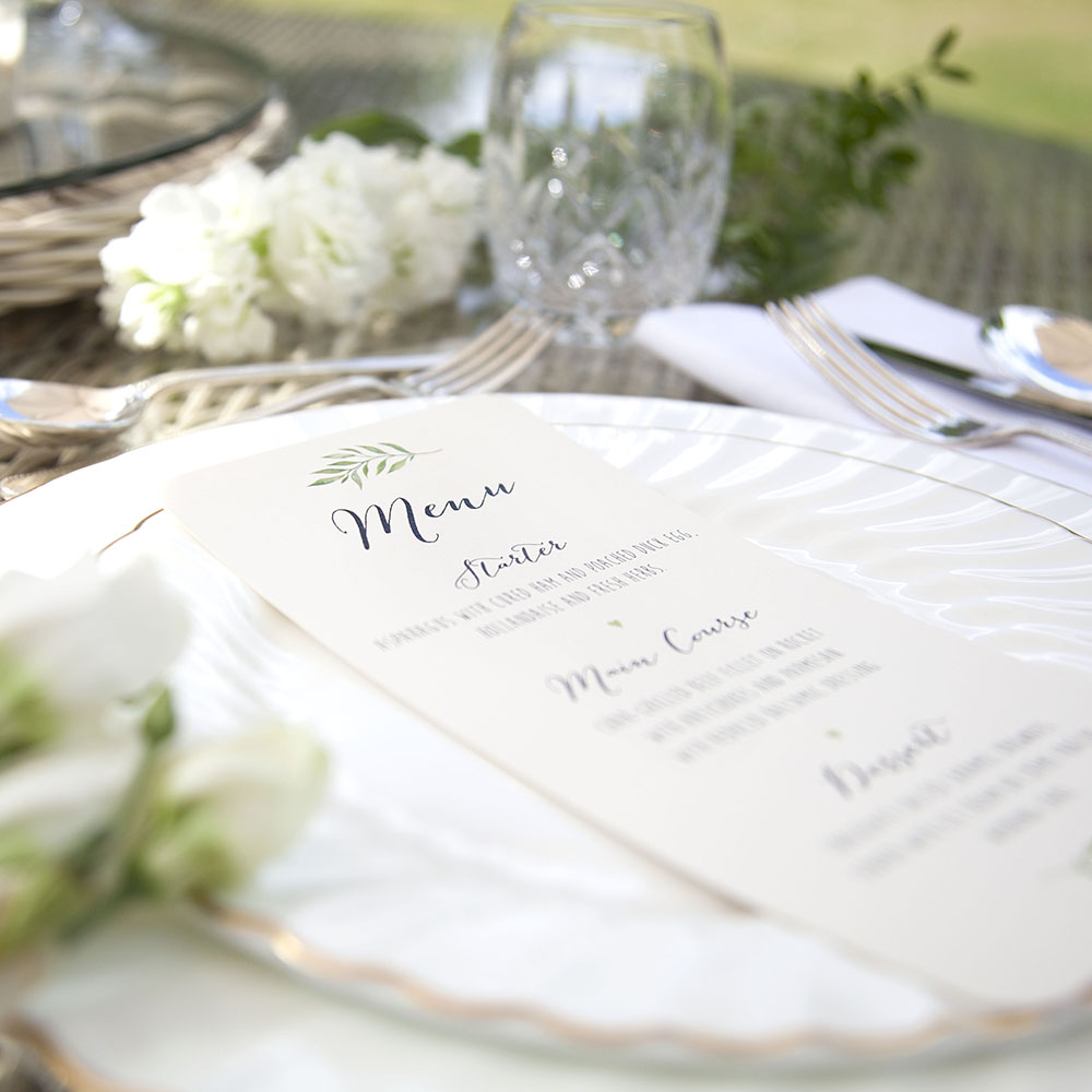 'Green Leaf' Slim Menu