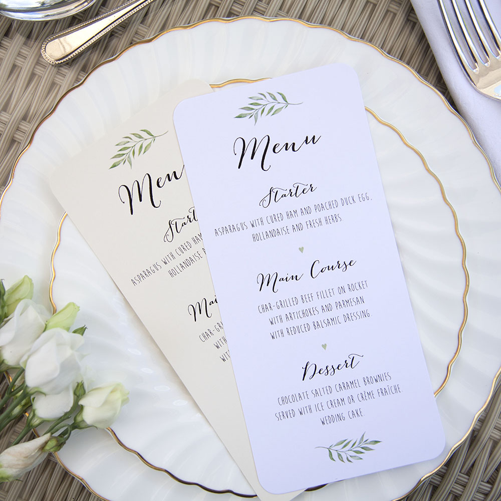 'Green Leaf' Slim Menu