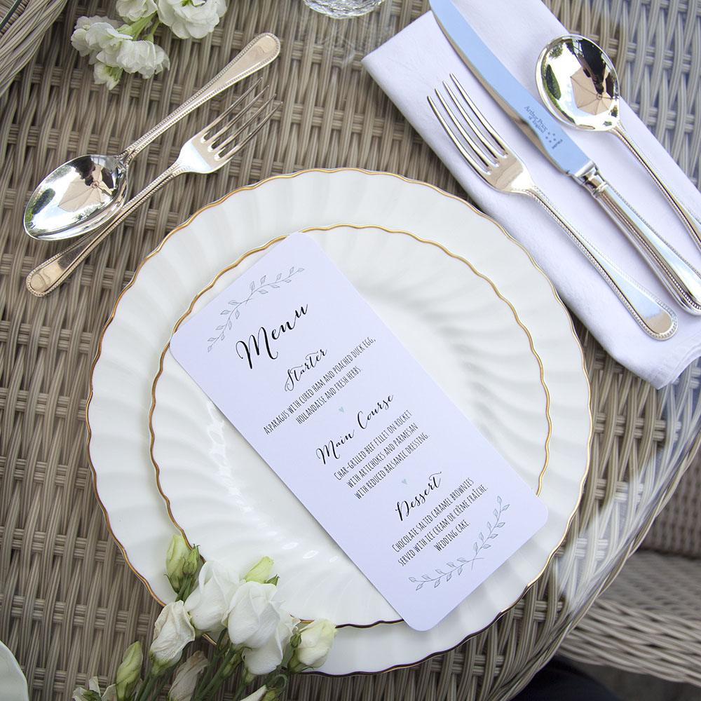 'Green Plant' Slim Menu