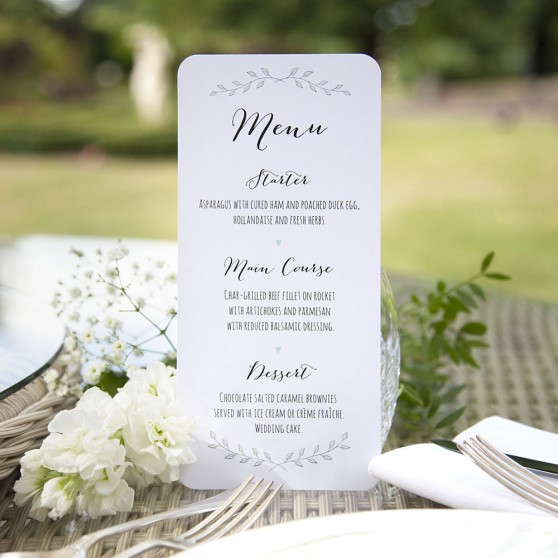 'Green Plant' Slim Menu