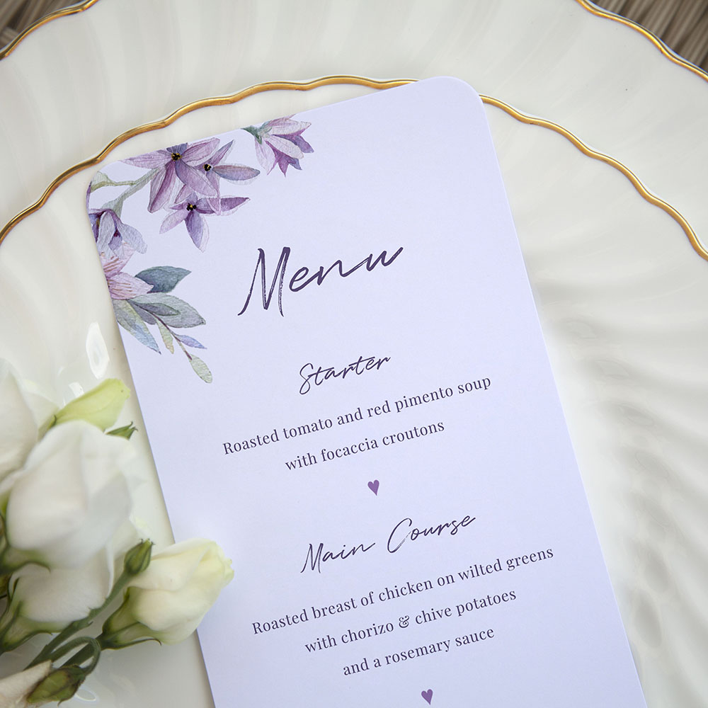 'Henrietta Dawn' Slim Menu