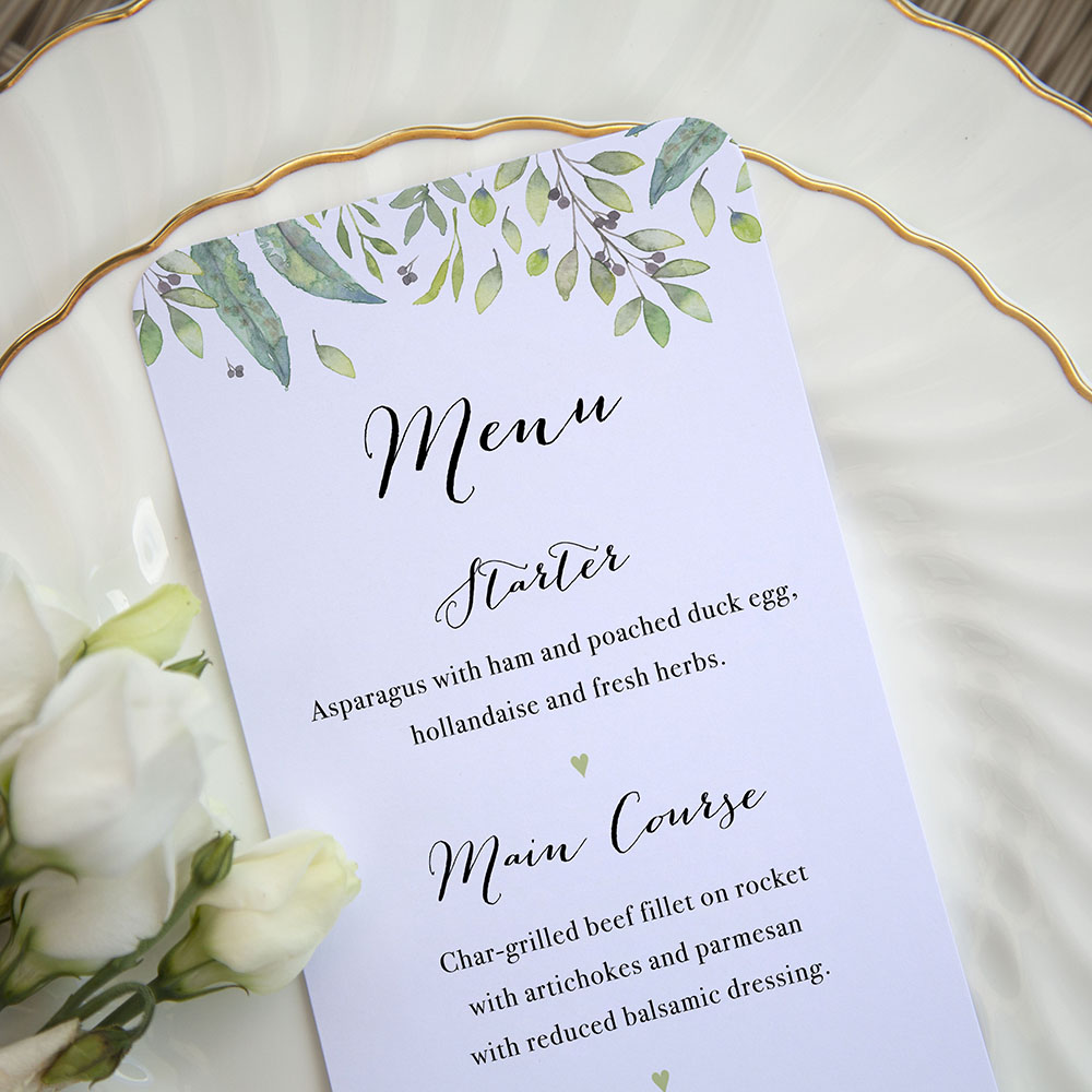 'Imogen' Slim Menu