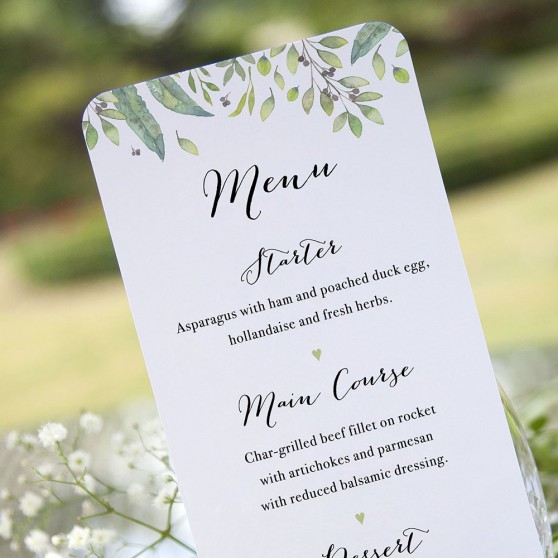 'Imogen' Slim Menu